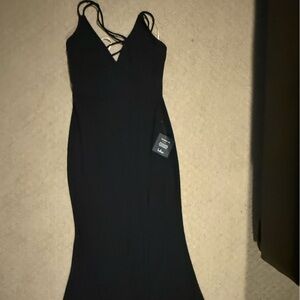 Lulus Chic Black Backless Dress